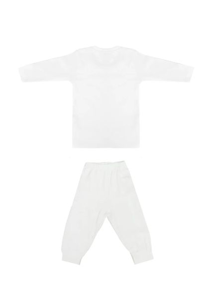 Baby Thermal Set-White-0-3 mth