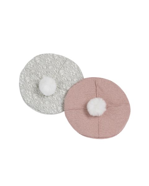 White Flower Printed Ice Cap