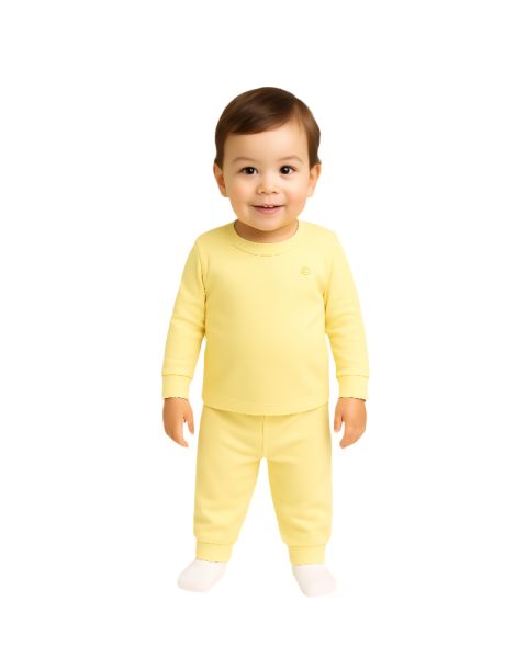 Baby Thermal Set-Yellow-0-3 mth