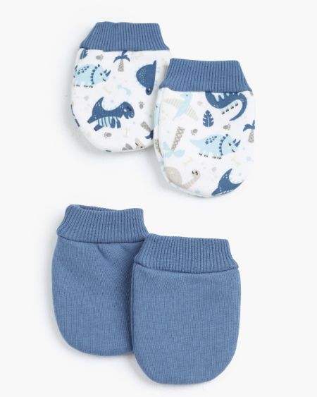 jurassic Soft Baby Dino Hand Mittens Pack of two