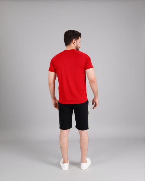 Men's Short Sleeve Athletic T-Shirt - Quick-Dry Fabric