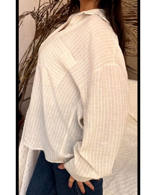 Stripe beige shirt 