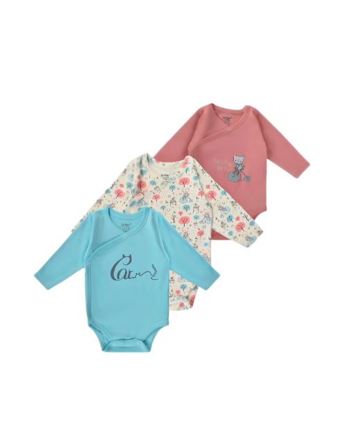 Baby Kimono Pack Of 3 -0-3 mth