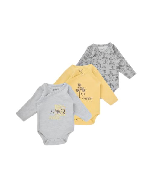 Baby Kimono Pack Of 3 -0-3 mth