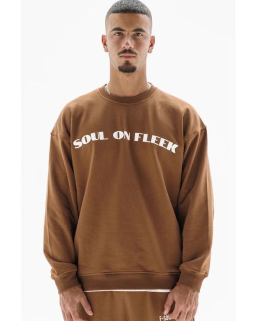 Men’s Brown Graphic Sweatshirt