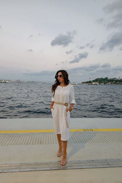 Venice Dress-White-S