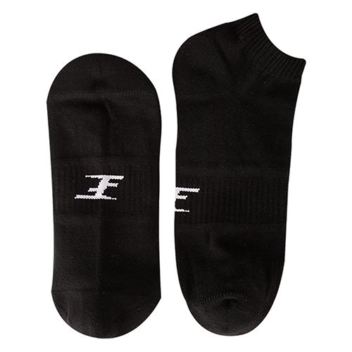 LowCut Plain Socks Liner Heel And Toe Black For Men