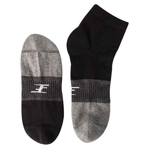 Short Plain Socks Liner Heel And Toe MultiColoure For Men