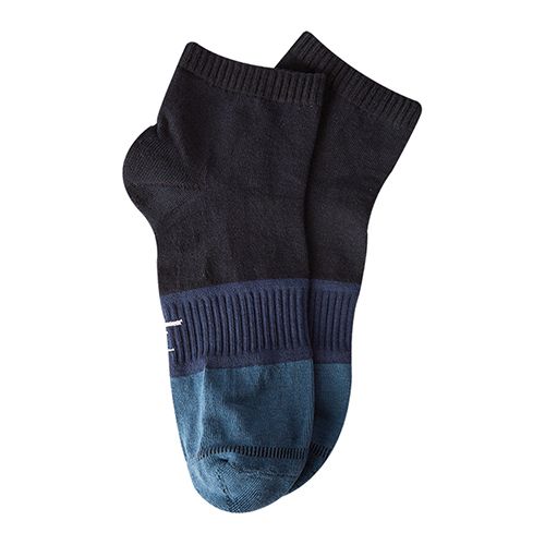 Short Plain Socks Liner Heel And Toe MultiColoure For Men-40-45
