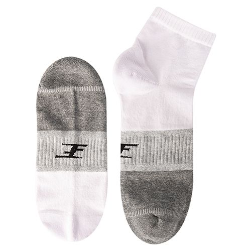 Short Plain Socks Liner Heel And Toe MultiColoure For Men-40-45