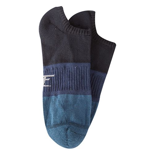 LowCut Plain Socks Liner Heel And Toe MultiColoure For Men-40-45
