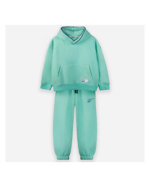 Piping Hoodie Set-Mint-4 yrs