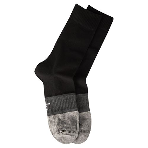 Long Printed Socks Liner Heel And Toe MultiColoure For Men