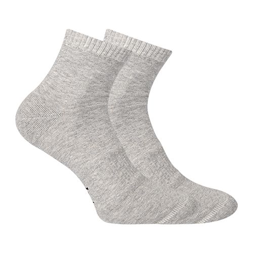 Short Plain Socks Liner Heel And Toe Grey For Men-40-45