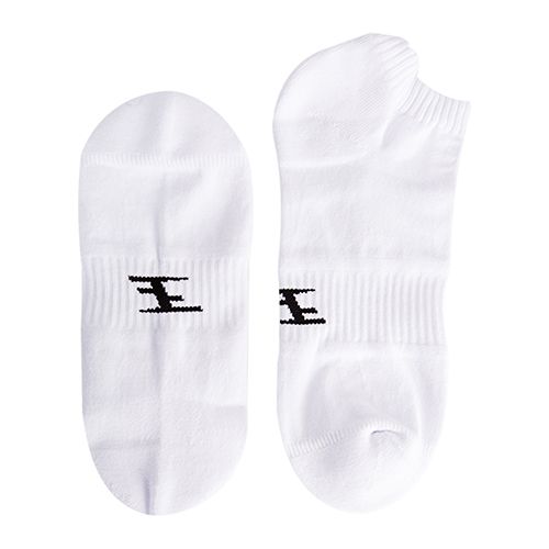 Ankle Plain Socks Liner Heel And Toe White For Men