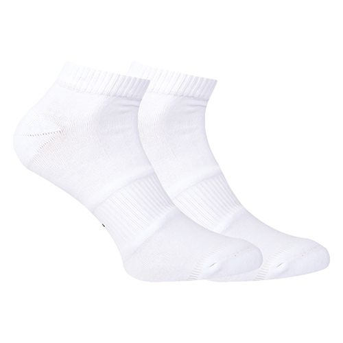Ankle Plain Socks Liner Heel And Toe White For Men-40-45