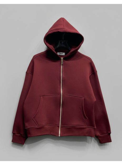 Essential Zip-Up Hoodie With Relaxed Fit