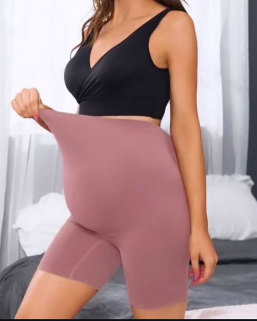 Cotton Shorts-Cashmere-L