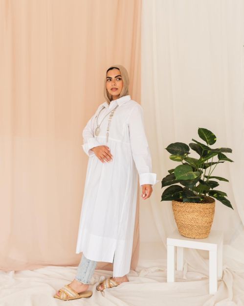 Nagham Tunik-White-L