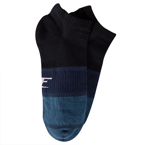 Ankle Plain Socks Liner Heel And Toe MultiColoure For Men-40-45