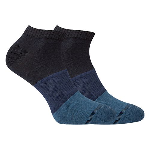 Ankle Plain Socks Liner Heel And Toe MultiColoure For Men