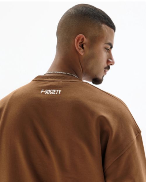 Men’s Brown Graphic Sweatshirt