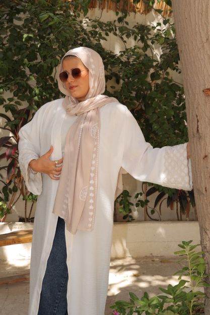 The hand-made sleeves Kettan Cardigan-White-One Size