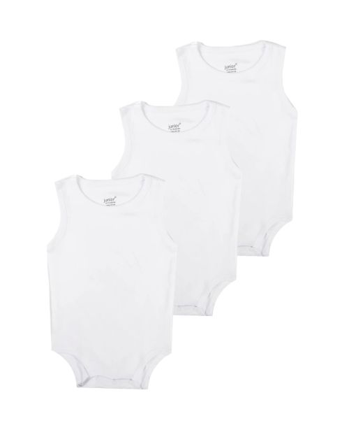 Baby Bodysuit Pack Of 3-0-3 mth