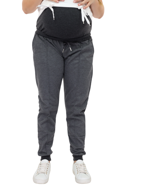Women’s Maternity Sweatpants-Gray-L