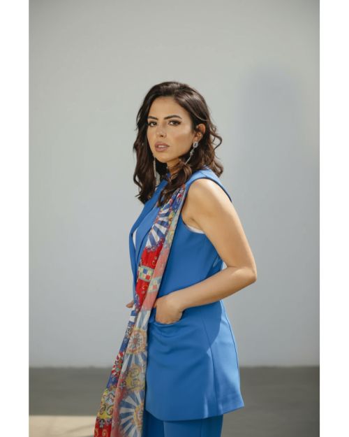 Royal Blue Vest-Royal Blue-S