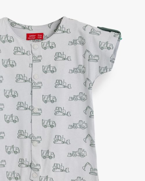 Baby Printed Cotton Jumpsuit