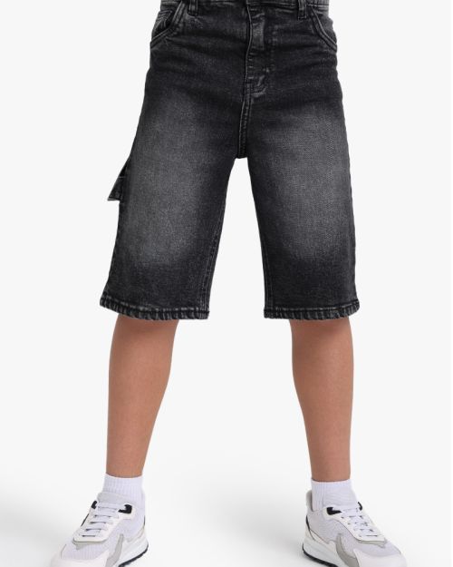 Boys Denim Bermuda Shorts Classic Fit