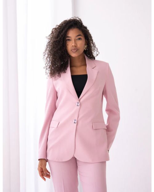 Blush Dream Straight Blazer-S