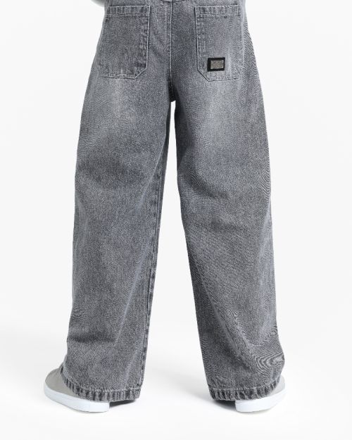 Kids Denim Wide Pants