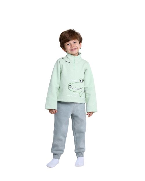  Happy Croco Pajamas Set-3 yrs