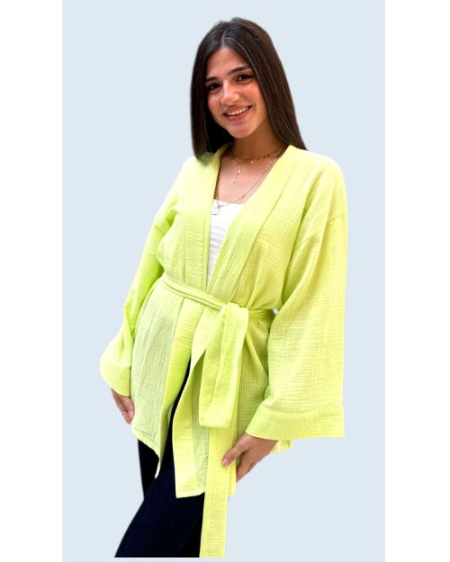 Summer cardigan -Lime-L