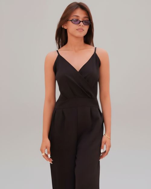 Jump suit -Black-S