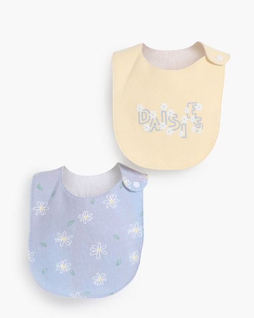 Daisy Flower printed Bib