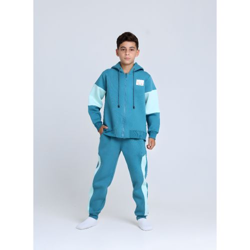 Adventure Hooded Pajamas Set-10 yrs