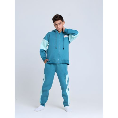 Adventure Hooded Pajamas Set-10 yrs