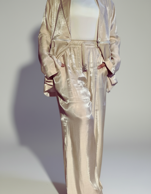 Nyllya sang glow pants-Gold-S/M