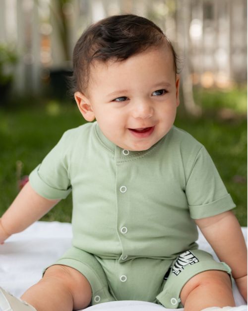 Jungle Boy onesie (2-piece set)