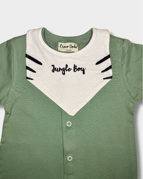 Jungle Boy onesie (2-piece set)
