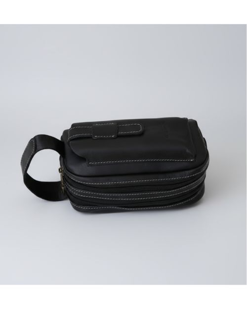 Genuine Leather Handbag-Black