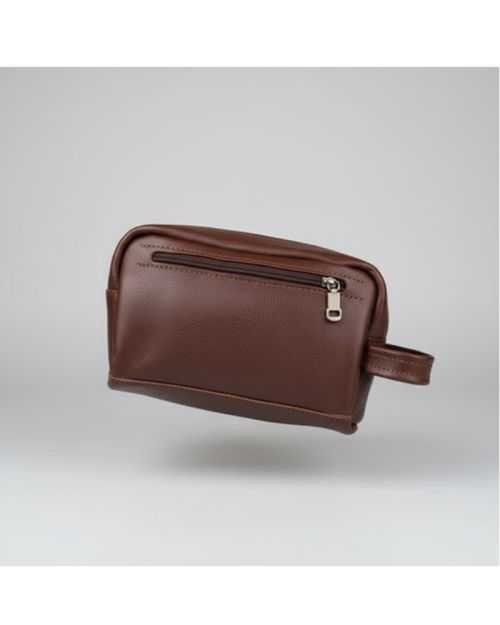 Genuine Leather Handbag-Brown