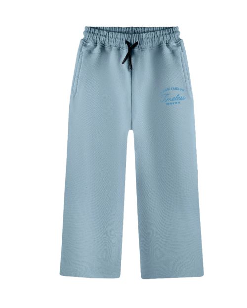 Wide-leg Sweatpants-baby blue-6 yrs