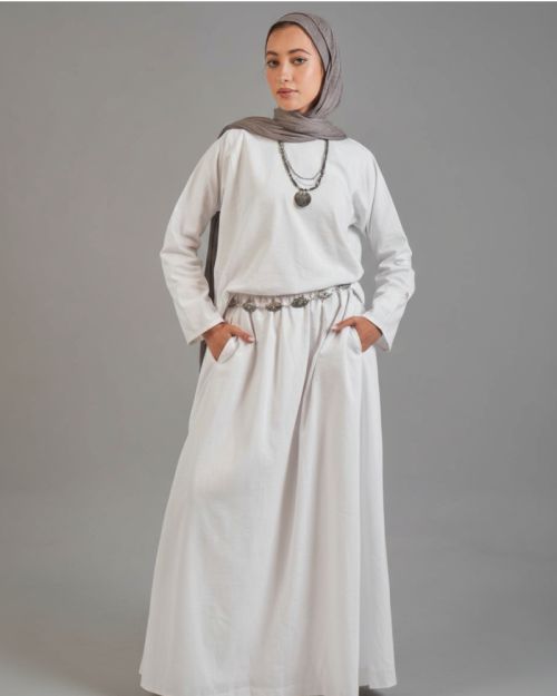 Fayrouz set For Women-White-M