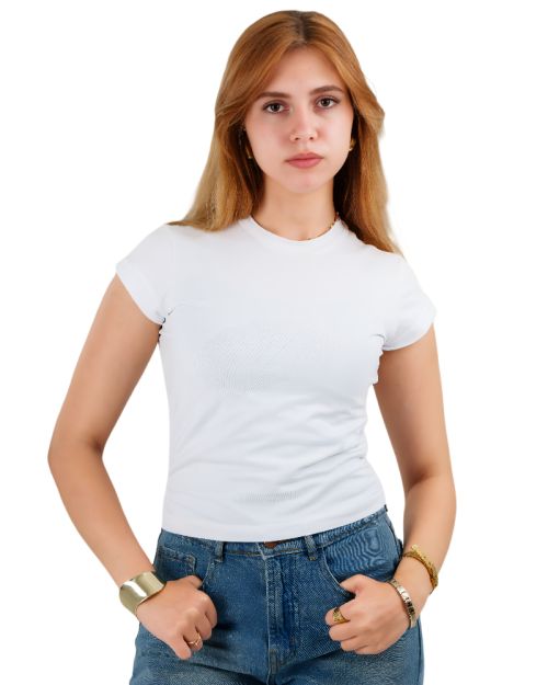 Plein De Vie bodycon top -White-S