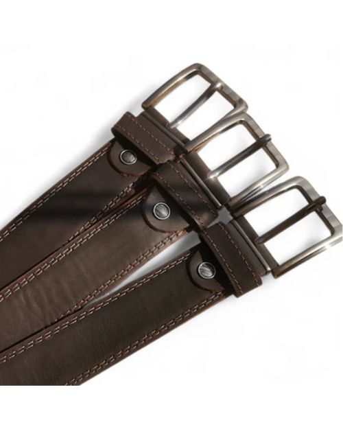 Genuine Leather Belt for Men-Brown-110 cm