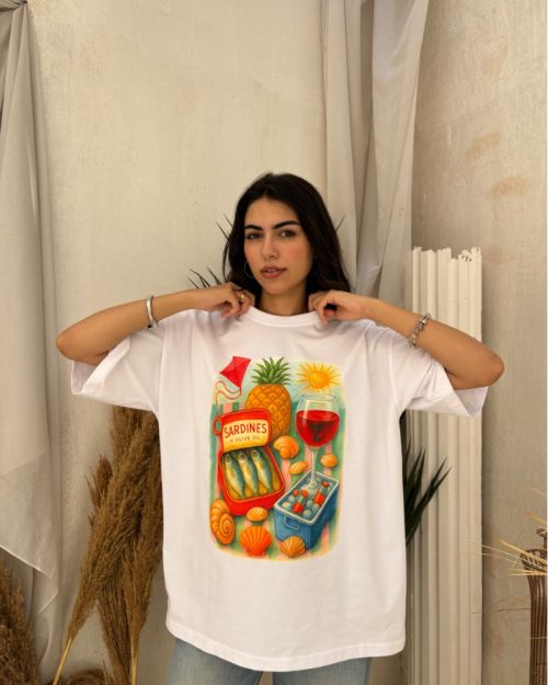 Sardines Oversized T-shirt